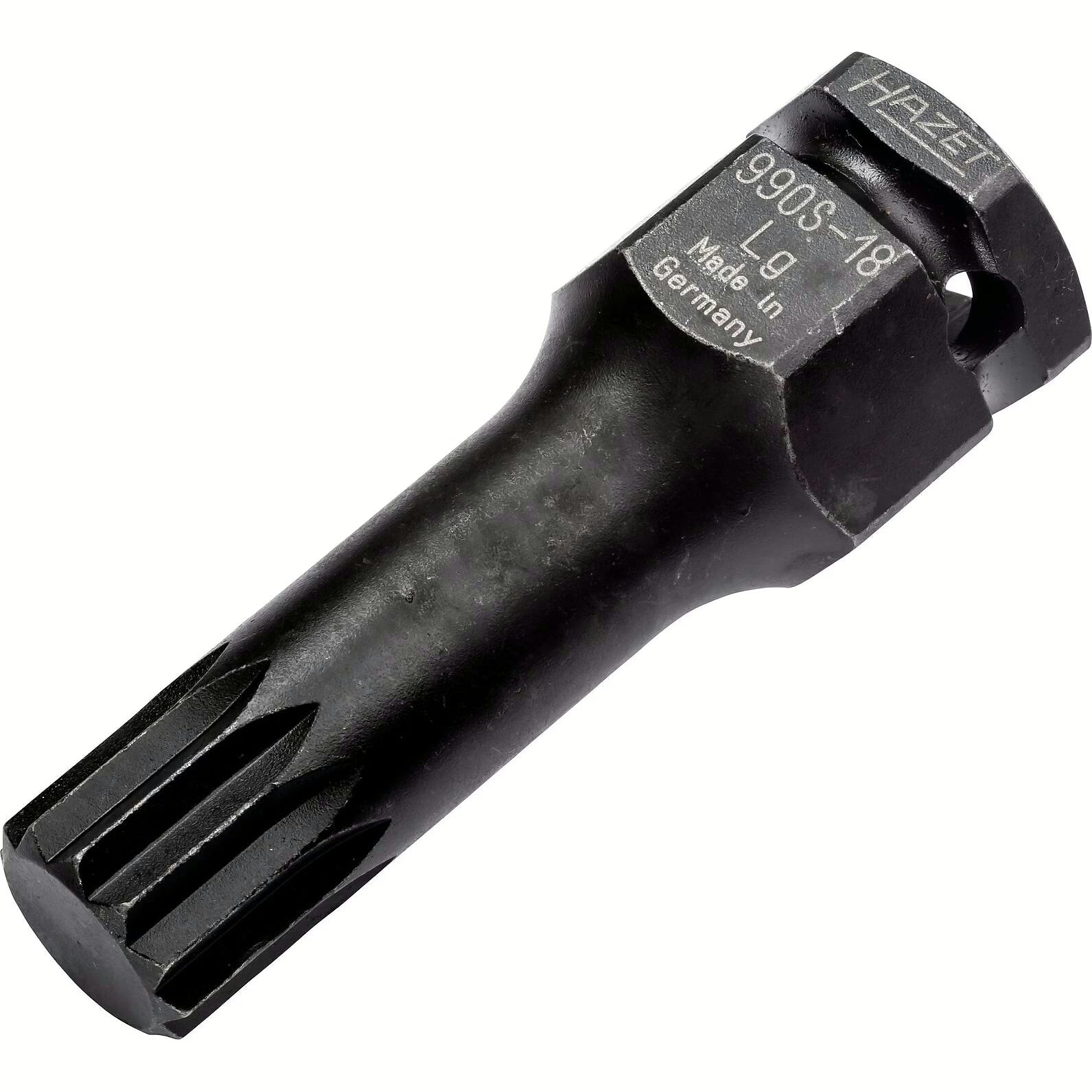 Hazet 990S-18LG 1⁄2″ ∙ 24 mm outside hexagon Impact screwdriver socket ∙ Internal serration profile XZN ∙ M18