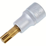 Hazet 991-10 1⁄2″ Screwdriver socket ∙ Spline Socket Ribe-CV ∙ M10