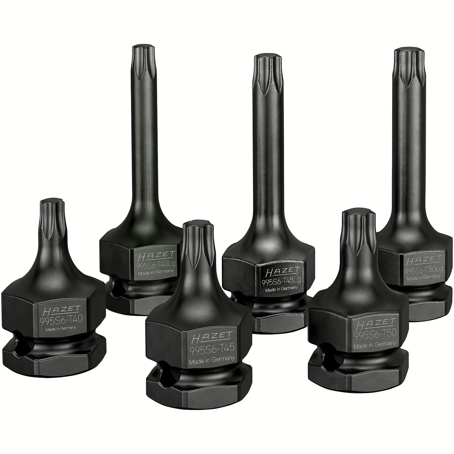 Hazet 995S6/6 1⁄2″ ∙ 24 mm outside hexagon Impact screwdriver socket set ∙ Inside TORX® profile