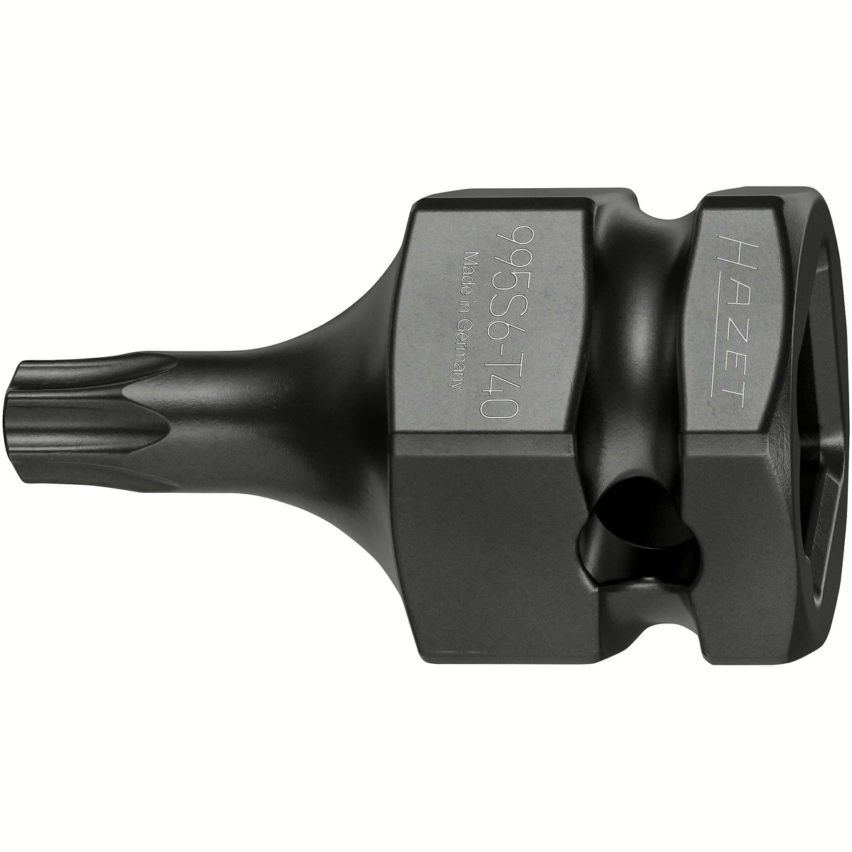 Hexagonal 24 Hazet 995S6-T40 1⁄2″ ∙ 24 mm outside hexagon Impact screwdriver socket ...