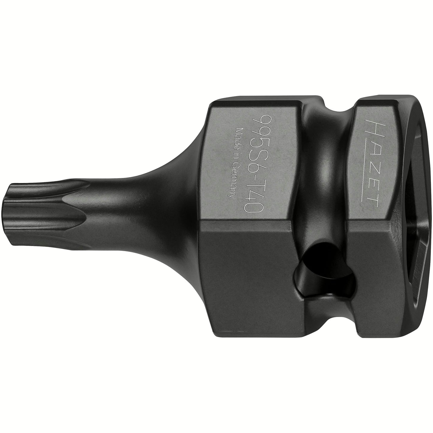 Hazet 995S6-T40 1⁄2″ ∙ 24 mm outside hexagon Impact screwdriver socket ∙ Inside TORX® profile ∙ T40