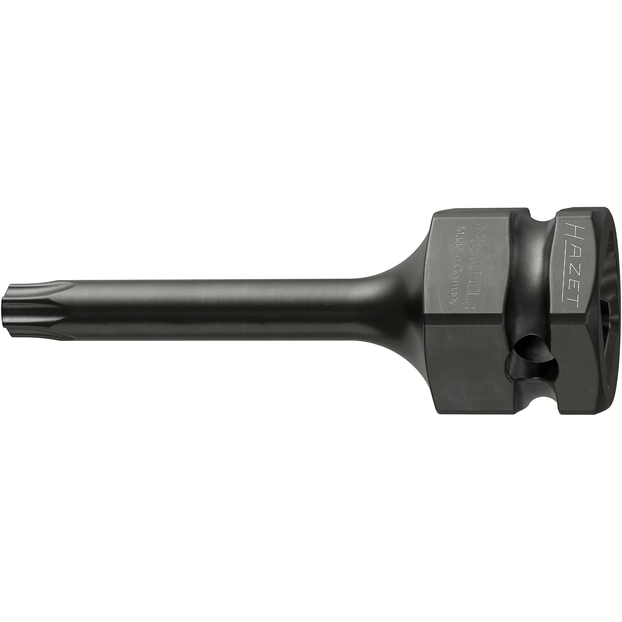 Hazet 995S6-T40Lg 1⁄2″ ∙ 24 mm outside hexagon Impact screwdriver socket ∙ Inside TORX® profile ∙ T40
