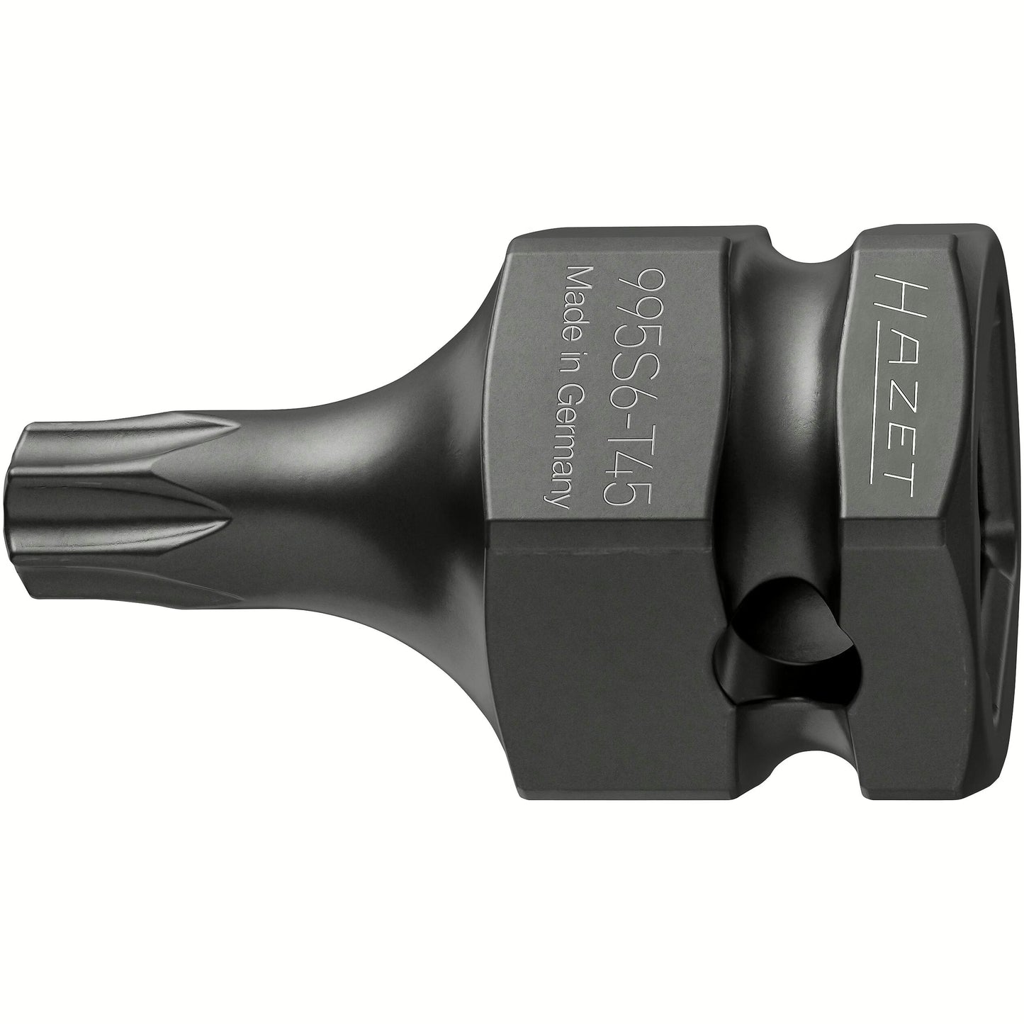 Hazet 995S6-T45 1⁄2″ ∙ 24 mm outside hexagon Impact screwdriver socket ∙ Inside TORX® profile ∙ T45
