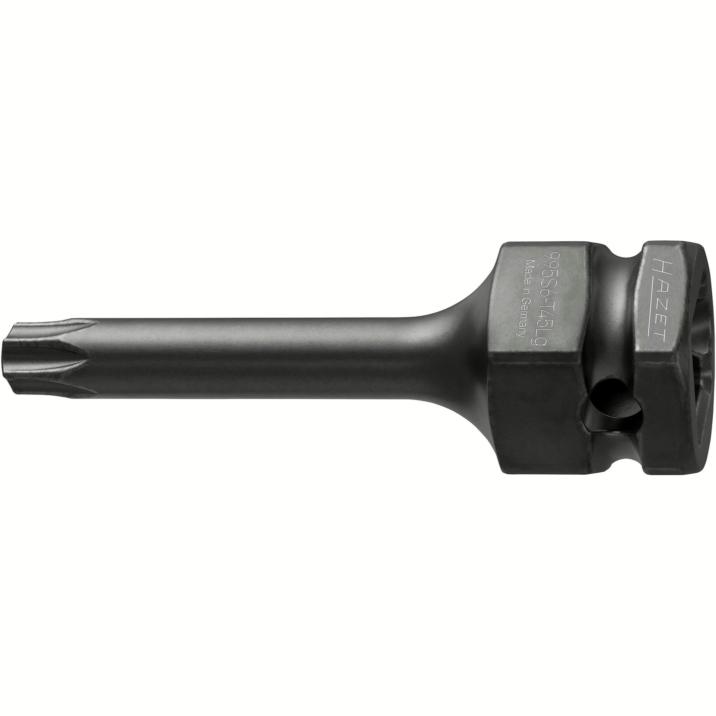 Hazet 995S6-T45Lg 1⁄2″ ∙ 24 mm outside hexagon Impact screwdriver socket ∙ Inside TORX® profile ∙ T45