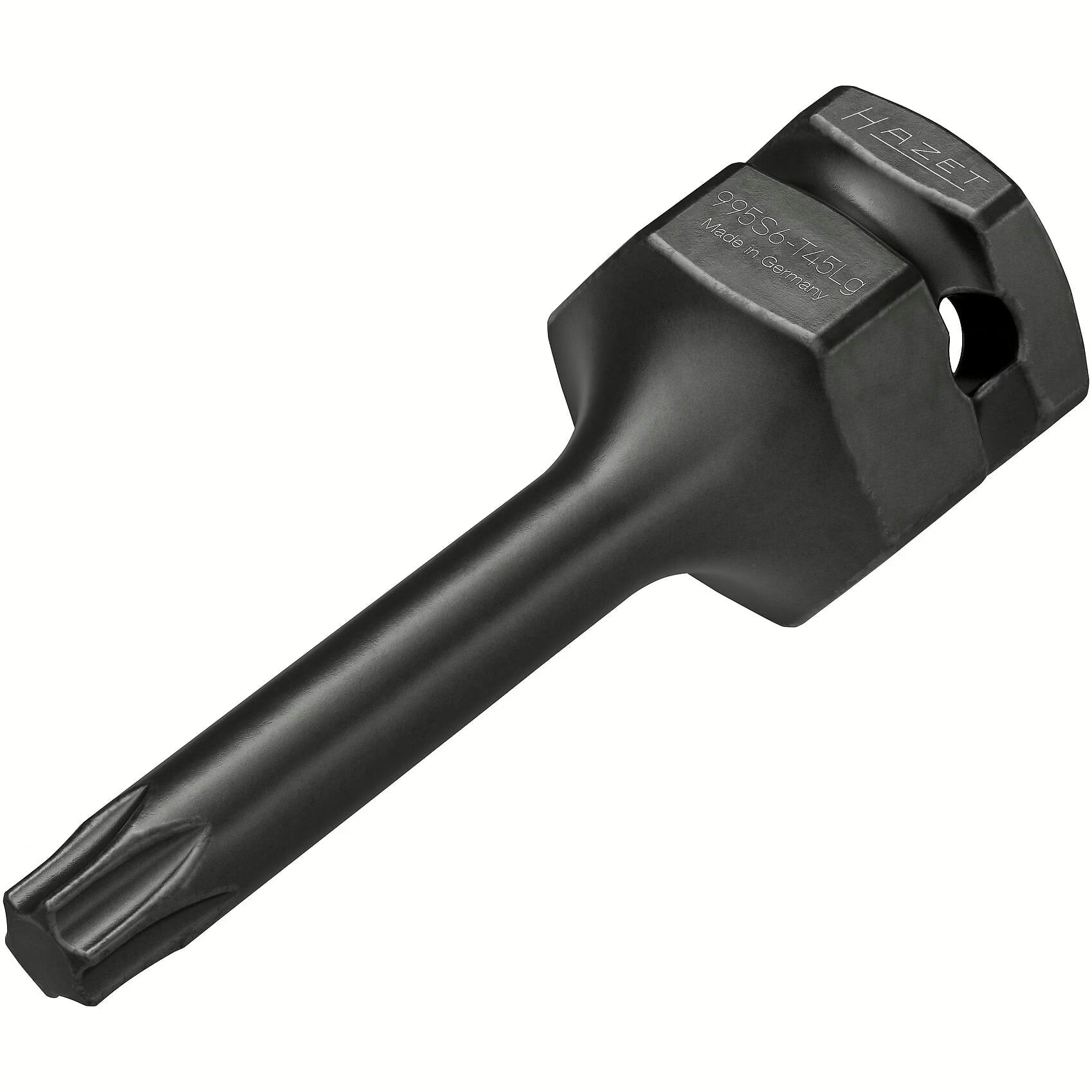 Hazet 995S6-T45Lg 1⁄2″ ∙ 24 mm outside hexagon Impact screwdriver socket ∙ Inside TORX® profile ∙ T45