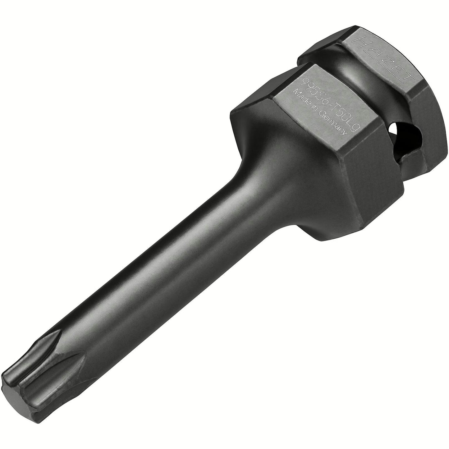 Hazet 995S6-T50Lg 1⁄2″ ∙ 24 mm outside hexagon Impact screwdriver socket ∙ Inside TORX® profile ∙ T50