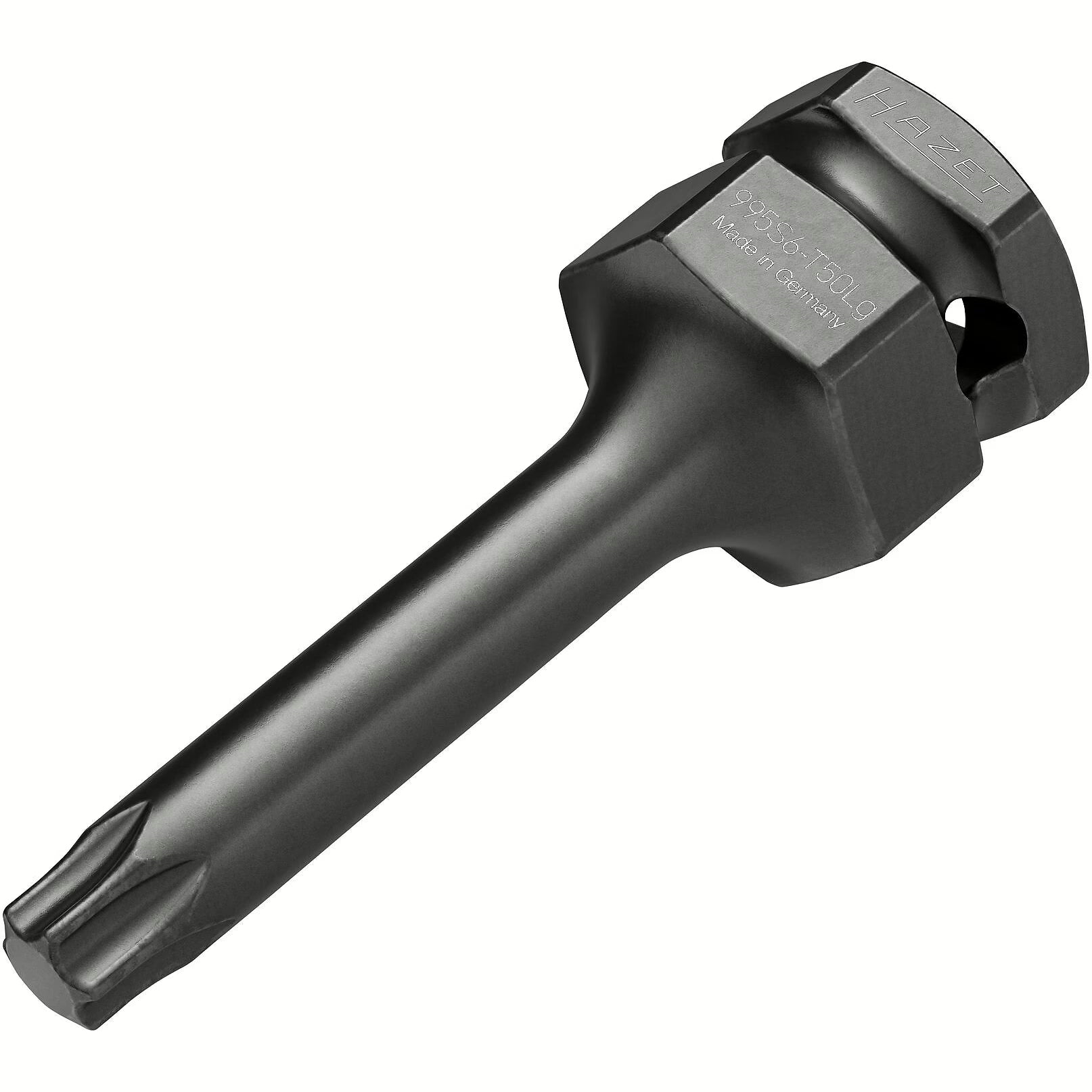 Hazet 995S6-T50Lg 1⁄2″ ∙ 24 mm outside hexagon Impact screwdriver socket ∙ Inside TORX® profile ∙ T50