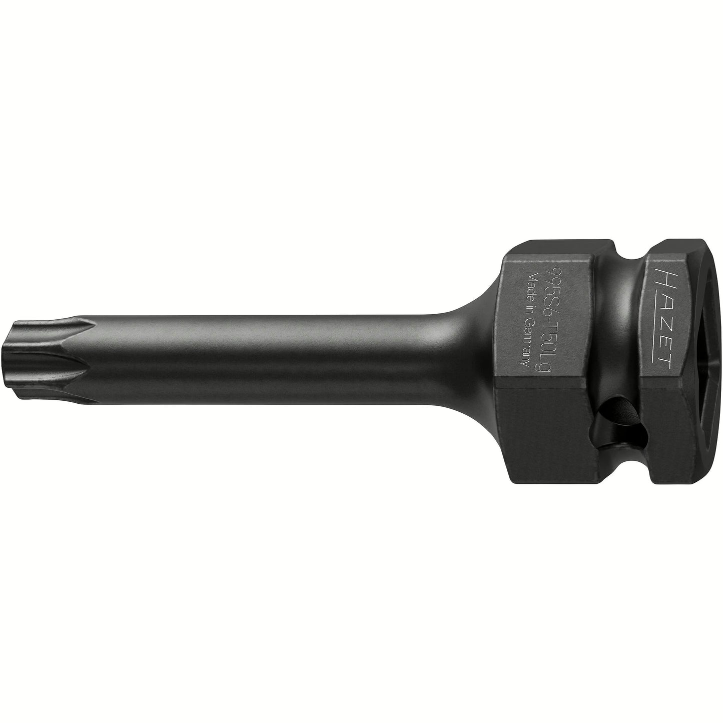 Hazet 995S6-T50Lg 1⁄2″ ∙ 24 mm outside hexagon Impact screwdriver socket ∙ Inside TORX® profile ∙ T50