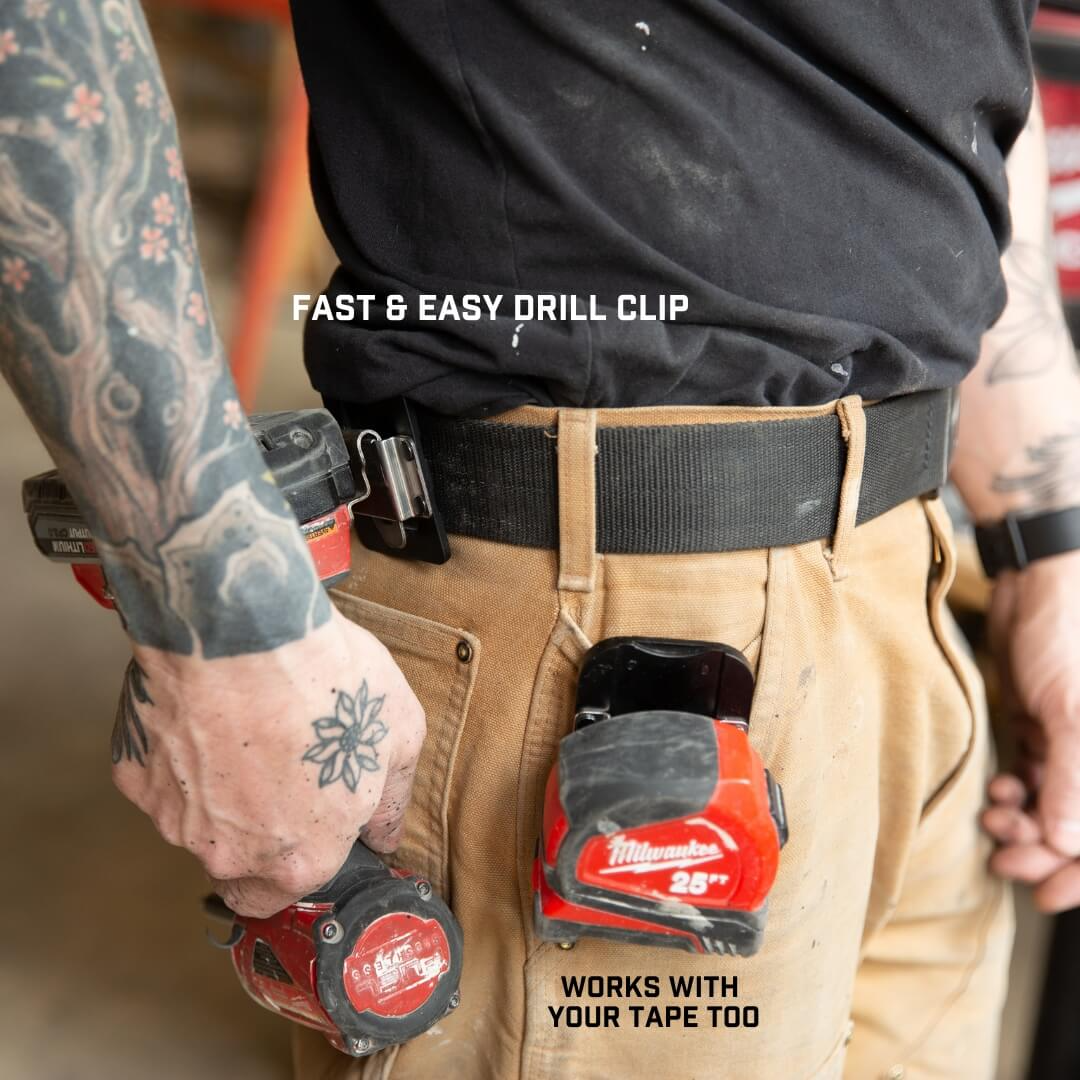 Holstery DriverMaster Pro | Clip-On Drill Holster