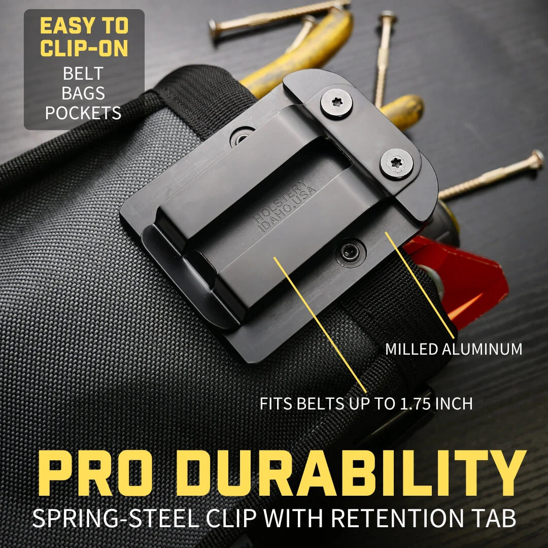 Holstery Joey Pouch Pro | Clip-On Tool & Hardware Pouch