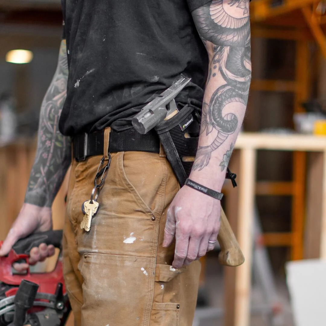 Holstery Jolly Roger | Clip-On Hammer & Tool Holster