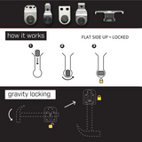 Holstery PinPal Pro | Universal Gravity Locking Tool Holster