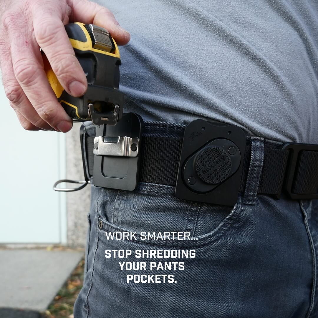 Holstery TapeMaster Pro | Clip-On Tape Measure Holster