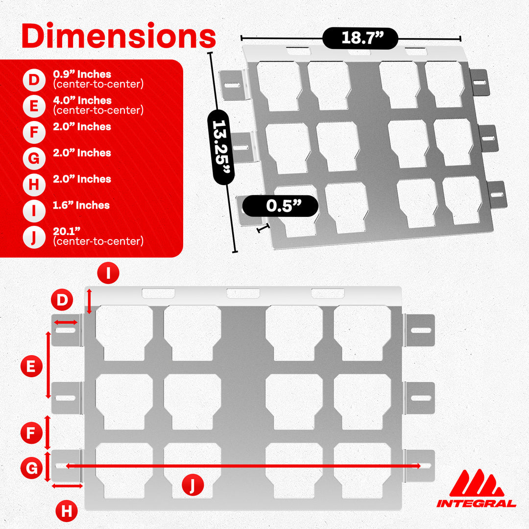 INTEGRAL MILWAUKEE PACKOUT PLATES - UNIVERSAL