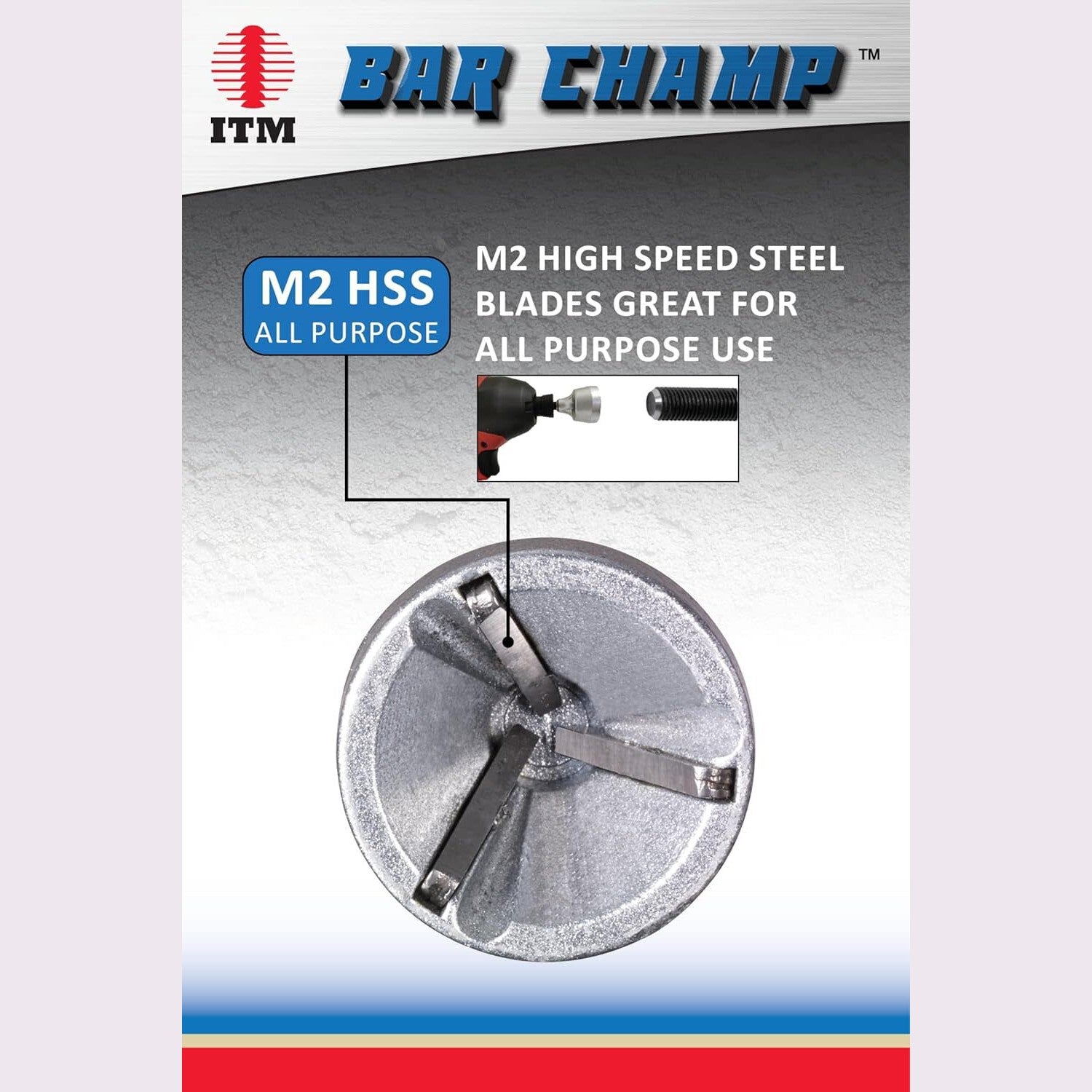 ITM BAR-01 Small 1/8 - 3/4 Inch M2 Steel Bar Champ Outer Reamer