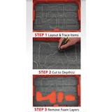 Milwaukee PACKOUT 48-22-8426 Rolling Tool Box - Kaizen Inserts