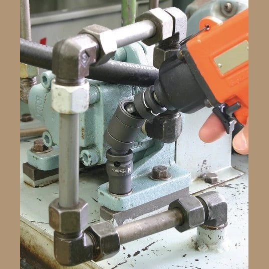Koken 13772-B 3/8 Sq. Dr. Impact Ball Type Universal Double Joint - Length 75mm