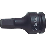 Koken 14012M.60-8 - 1/2" Sq Drive Bit Socket Hex - 60mm Length