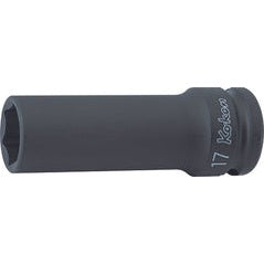 Koken 14301M-17 - 1/2" Sq Drive Socket 6 point 80mm Length - Thin walled