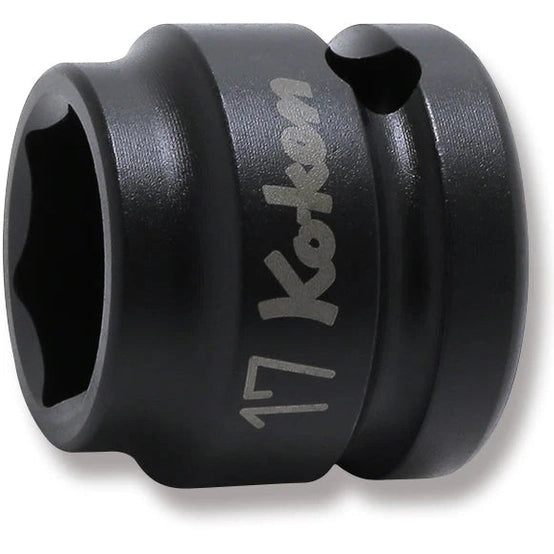 Koken 14401MS-17 - 1/2 Sq. Dr. Thin Wall 6-Point Impact Metric Socket 17mm