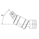 Koken 14772-B 1/2 Sq. Dr. Universal Double Joint 1/2 Square Length 90mm Ball type