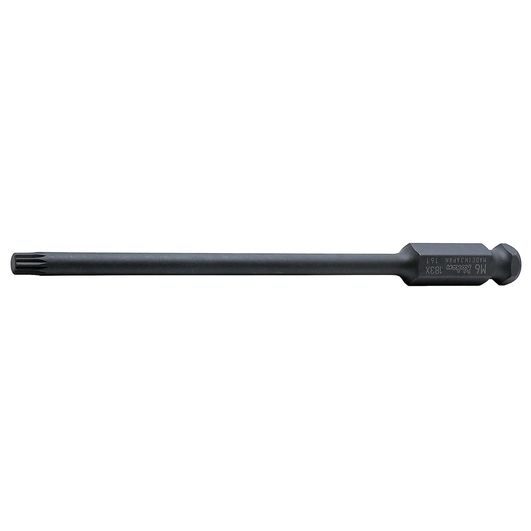 Koken 183X.150-M8 - 7/16" Hex Drive Bit XZN M8 Triple Square - 150mm Length