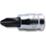 Koken 2000Z.28-2 - 1/4 Sq. Dr. Bit Socket PH2 Length 28mm Z-series