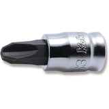Koken 2000Z.28-3 - 1/4 Sq. Dr. Bit Socket PH3 Length 28mm Z-series