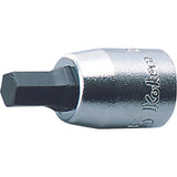 Koken 2010M.25-4 - 1/4 Sq. Dr. Bit Socket 4mm Hex Length 25mm