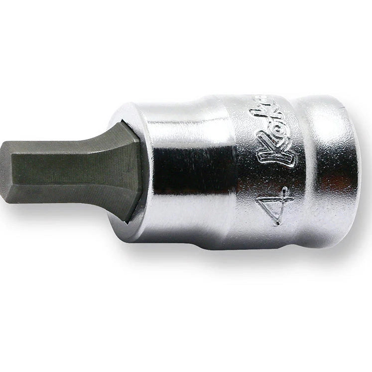 Koken 2010MZ.50-6 - 1/4 Sq. Dr. Bit Socket 6mm 6 point Length 50mm Z-series
