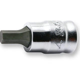 Koken 2010MZ.50-6 - 1/4 Sq. Dr. Bit Socket 6mm 6 point Length 50mm Z-series