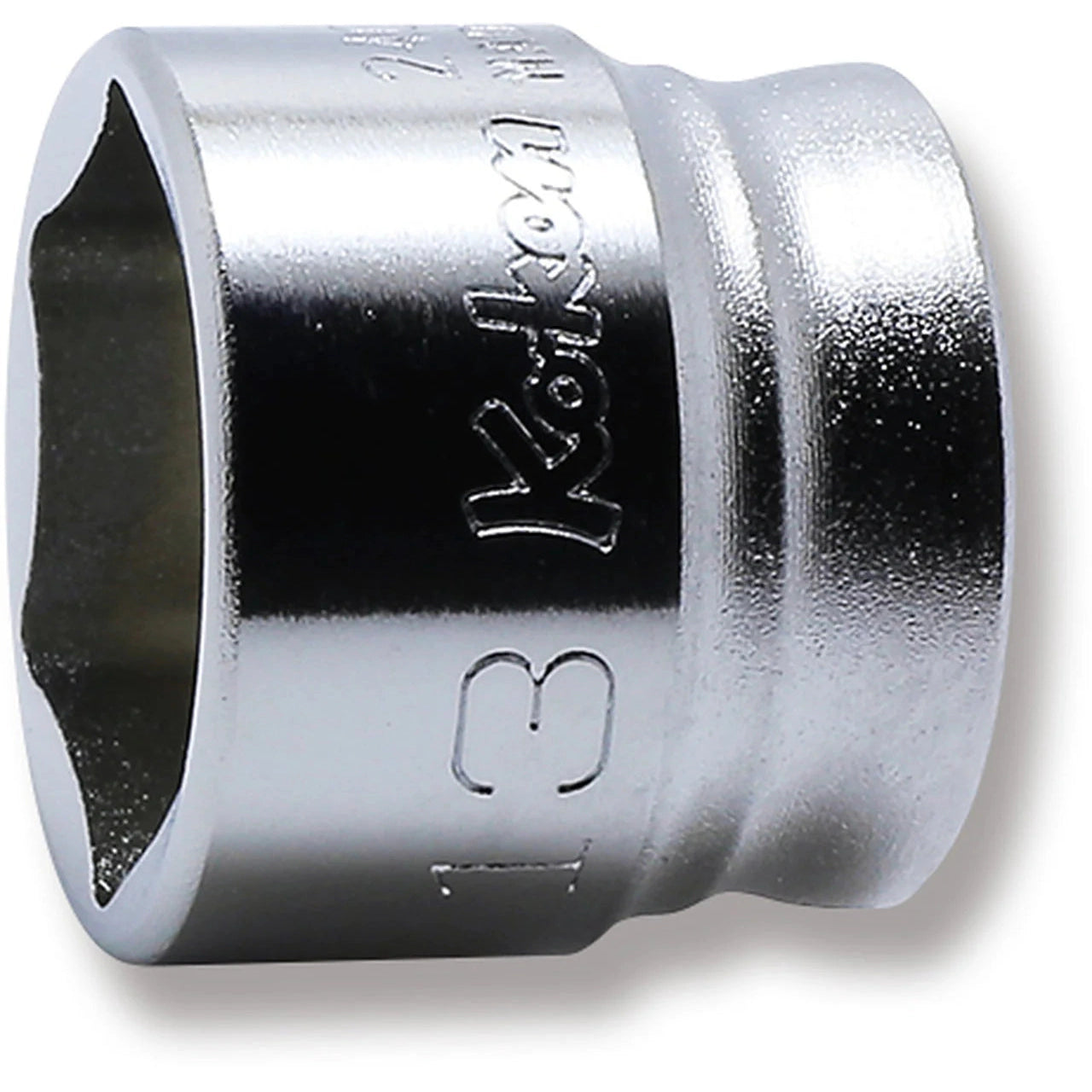 Koken 2400MZ-13 1/4 Sq. Dr. Z-Series 6 point chrome Metric Socket 13mm