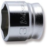Koken 2400MZ-13 1/4 Sq. Dr. Z-Series 6 point chrome Metric Socket 13mm