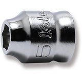 Koken 2400MZ-5 1/4 Sq. Dr. Z-Series 6 point chrome Metric Socket 5mm