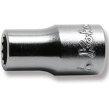 Koken 2405M-6 - 1/4 Sq. Dr. 12 Point chrome SAE Socket 6mm