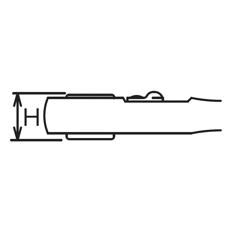 Koken 2749P-1/4HF - 1/4 Hex Drive Ratcheting Handle 125mm Length