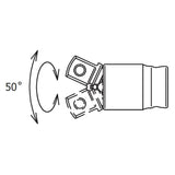 Koken 2771Z - 1/4" Sq Drive Universal Joint 30mm Length - Z-series