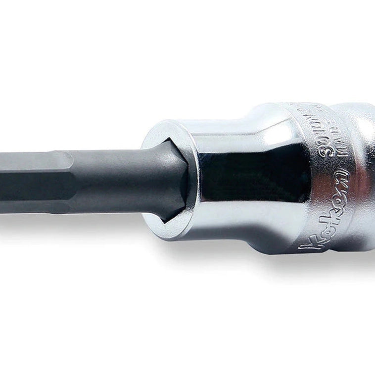 Koken 3010MZ.50-6 - 3/8 Sq. Dr. Bit Socket 6mm 6 point Length 50mm Z-series