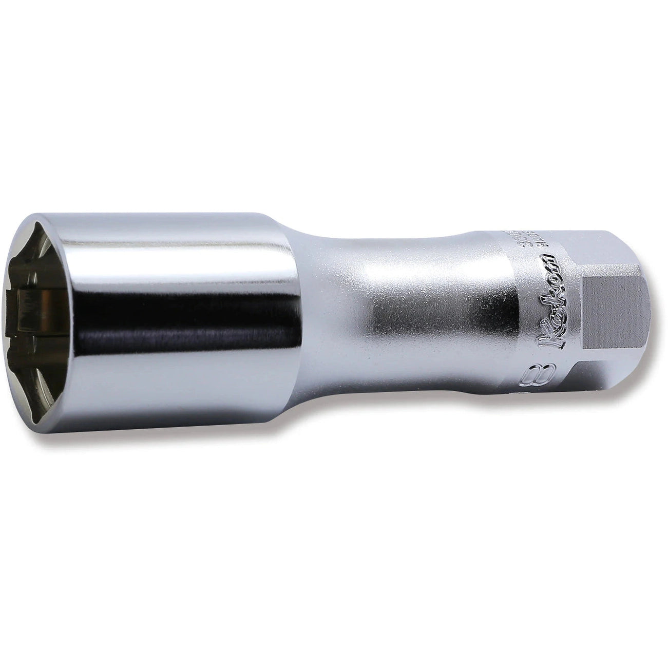 Koken 3300CZ-18 - 3/8" Sq Drive 6-Point Clip Type Spark Plug Socket Z-Series