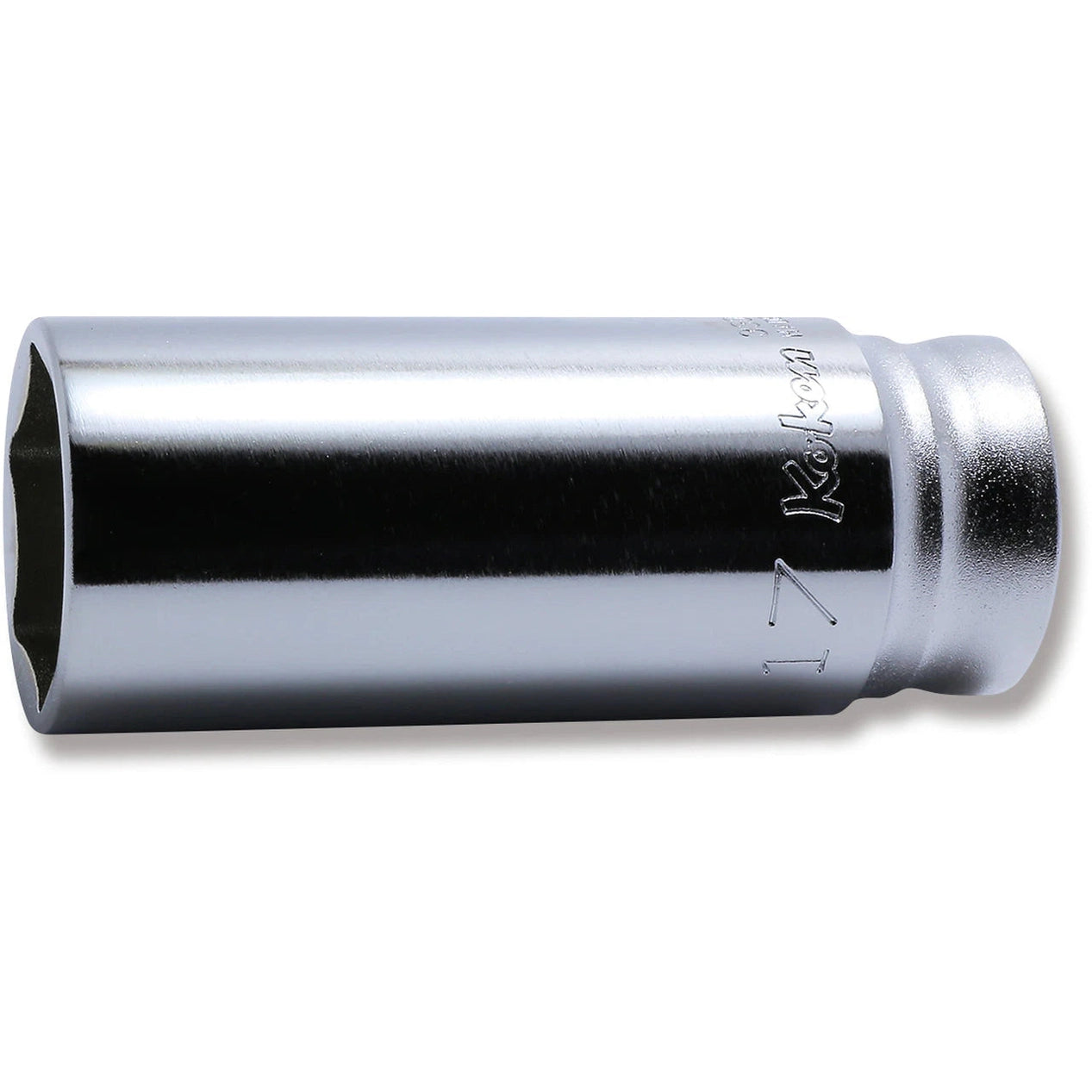 Koken 3300MZ-17 - 3/8 Sq. Dr. Z-series 6 point Metric Chrome Socket in 17mm