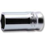 Koken 3300XZ-12 - 3/8 Sq. Dr. Z-series Metric Semi-Deep 6 point Chrome Socket - 12mm
