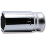 Koken 3300XZ-13 - 3/8 Sq. Dr. Z-series Metric Semi-Deep 6 point Chrome Socket - 13mm
