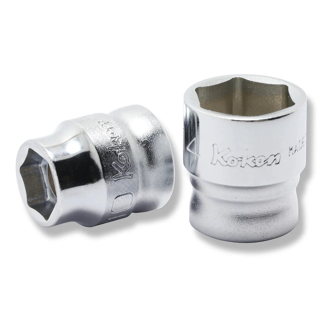 Koken 3400MZ-11 - /8 Sq. Dr. 6-Point Z-Series Metric Chrome Socket in 11mm