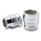 Koken 3400MZ-15 - 3/8 Sq. Dr. 6-Point Z-Series Metric Chrome Socket in 15mm