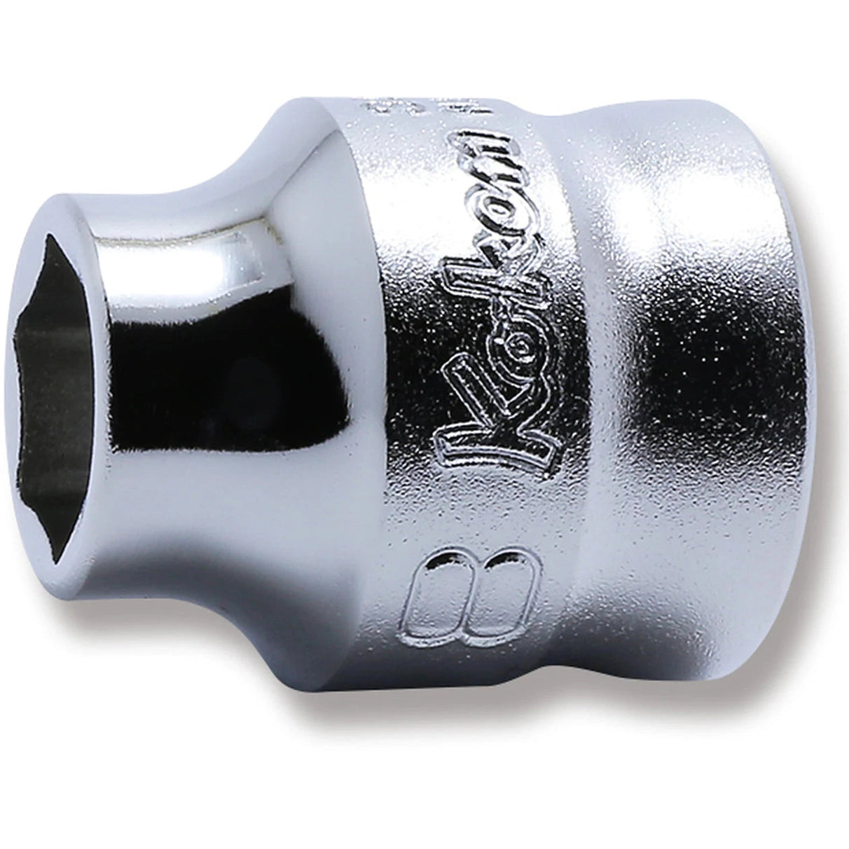 Koken 3400MZ-8 - 3/8 Sq. Dr. 6-Point Z-Series Metric Chrome Socket in 8mm