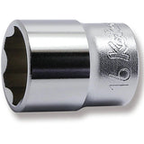 Koken 3410M-16 - 3/8 Sq. Dr. Socket 16mm Surface Length 28mm