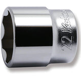Koken 3410M-22 - 3/8 Sq. Dr. Socket 22mm Surface Length 32mm