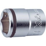 Koken 3450M-10 - 3/8 Sq. Drive Socket 10mm Nut Grip 26mm Length