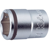 Koken 3450M-22 - 3/8 Sq. Dr. Socket 22mm Nut Grip Length 29mm