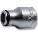 Koken 3450M-8 - 3/8 Sq. Dr. Socket 8mm Nut Grip Length 26mm